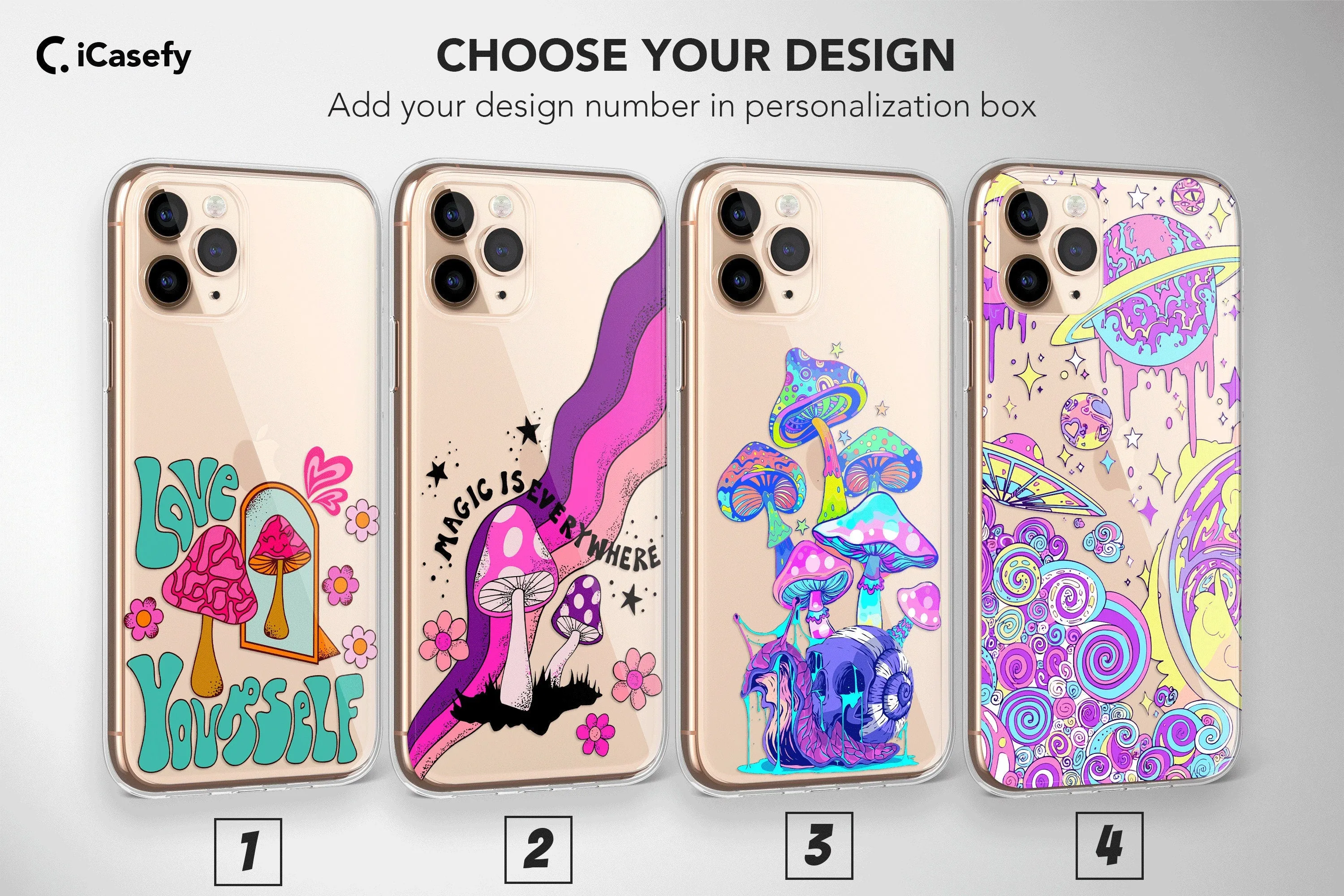 Psychedelic Phone Case for iPhone Samsung Google Pixel