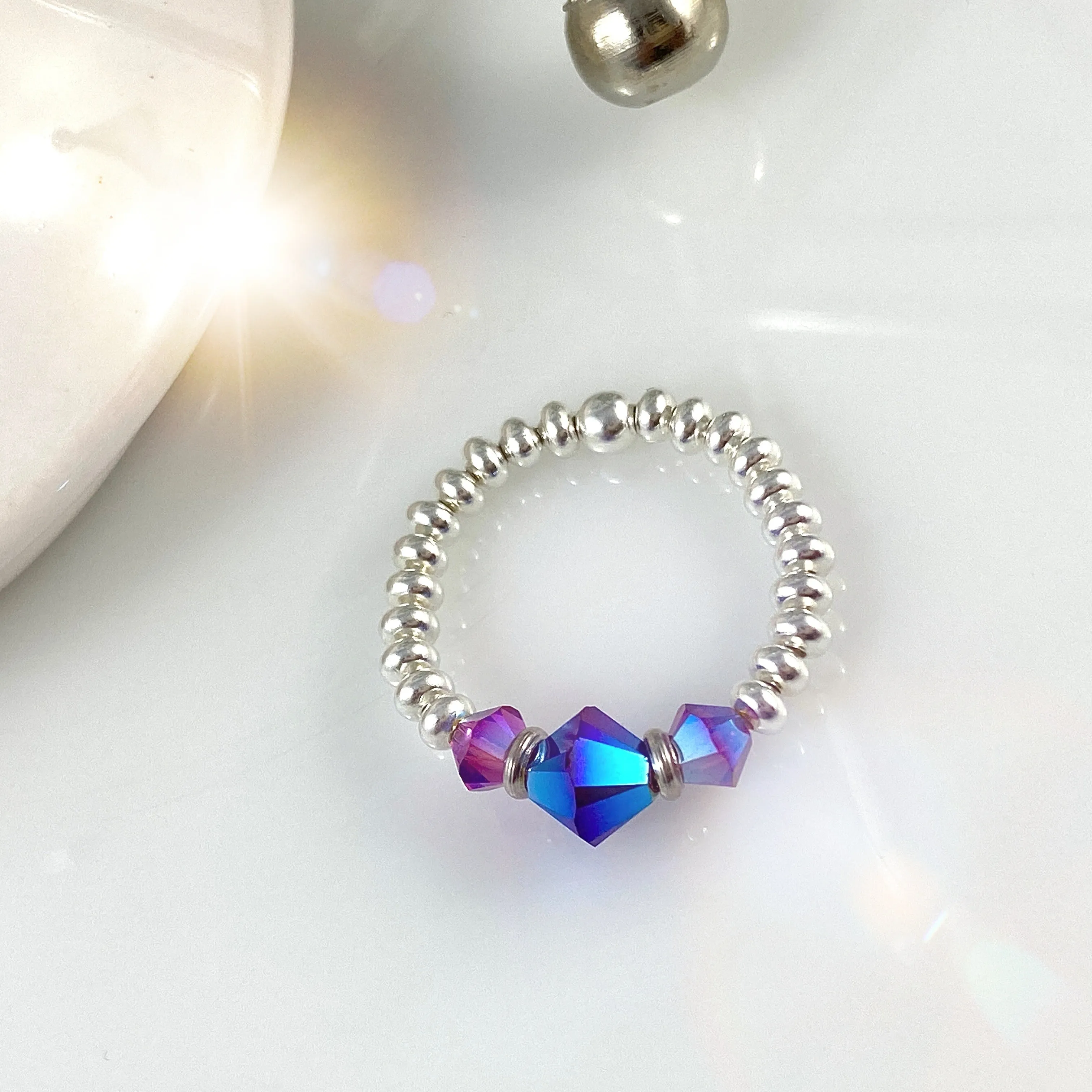 "Glitter Me" (Party Pink) Ring