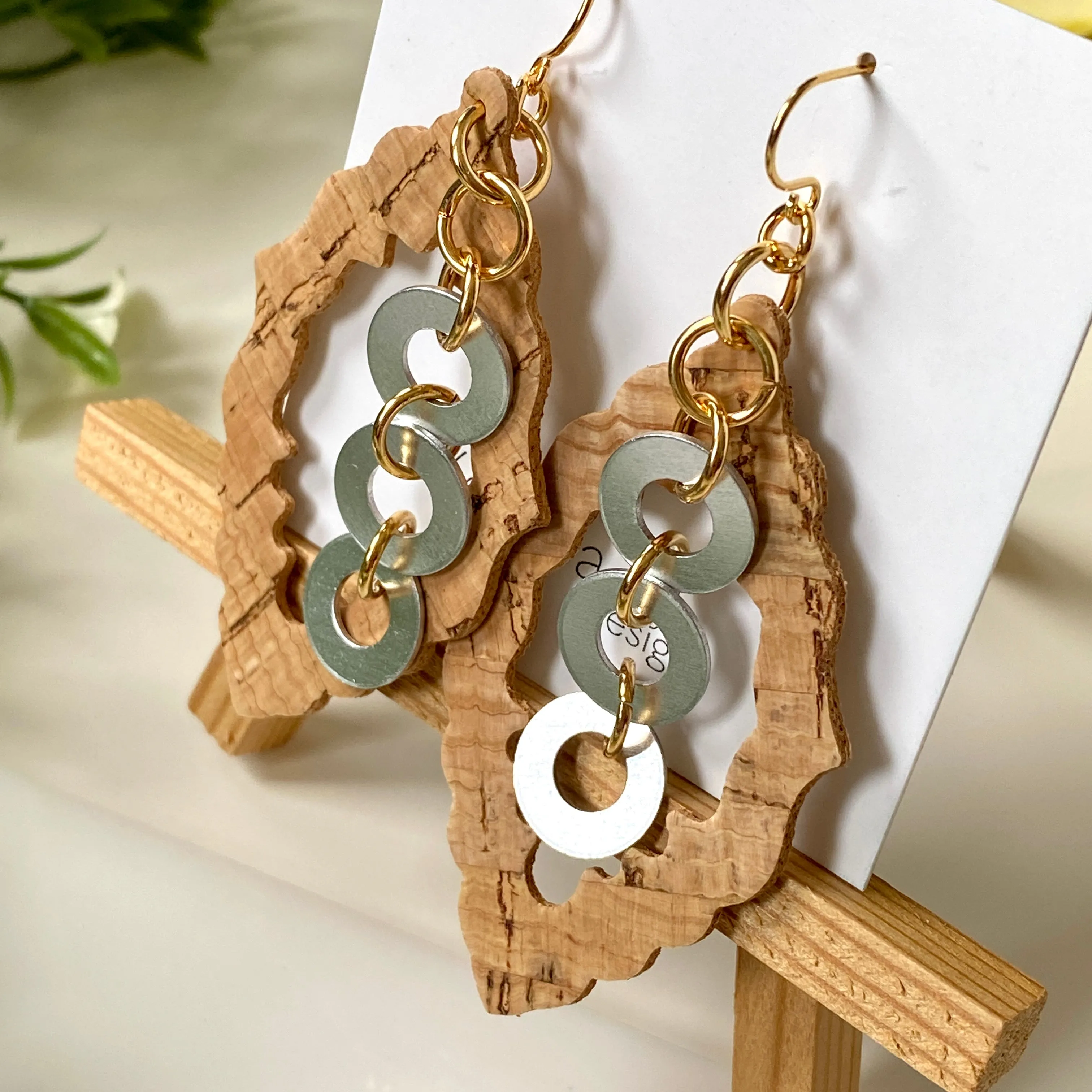 "It's Not That Simple" Earrings - Silver