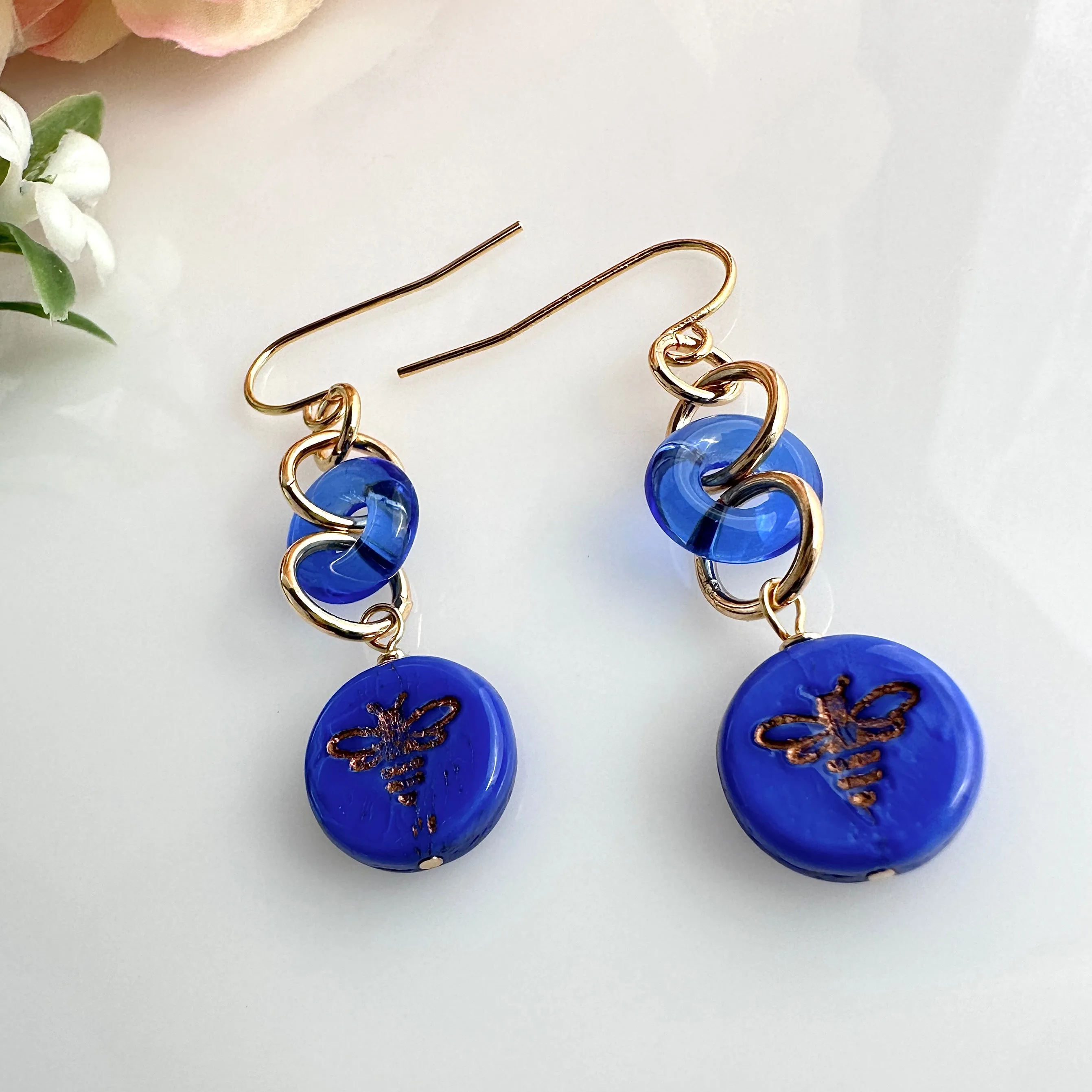 "Little Bees" Earrings (Various Colours)