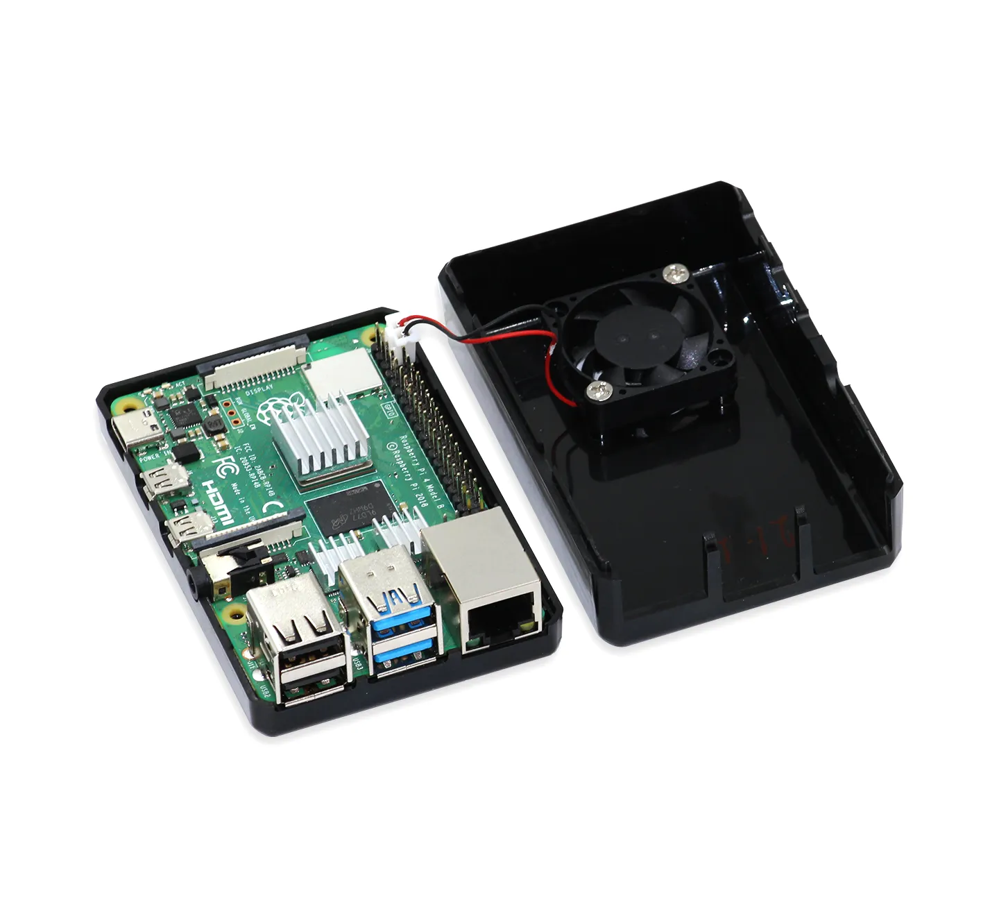 Raspberry Pi 4 Case, Black