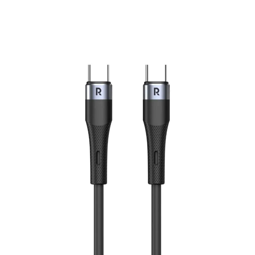 RAVPower 60W Type-C to Type-C Liquid Silicone   Aluminum Charging Cable 1M (3.3ft) - CB1038