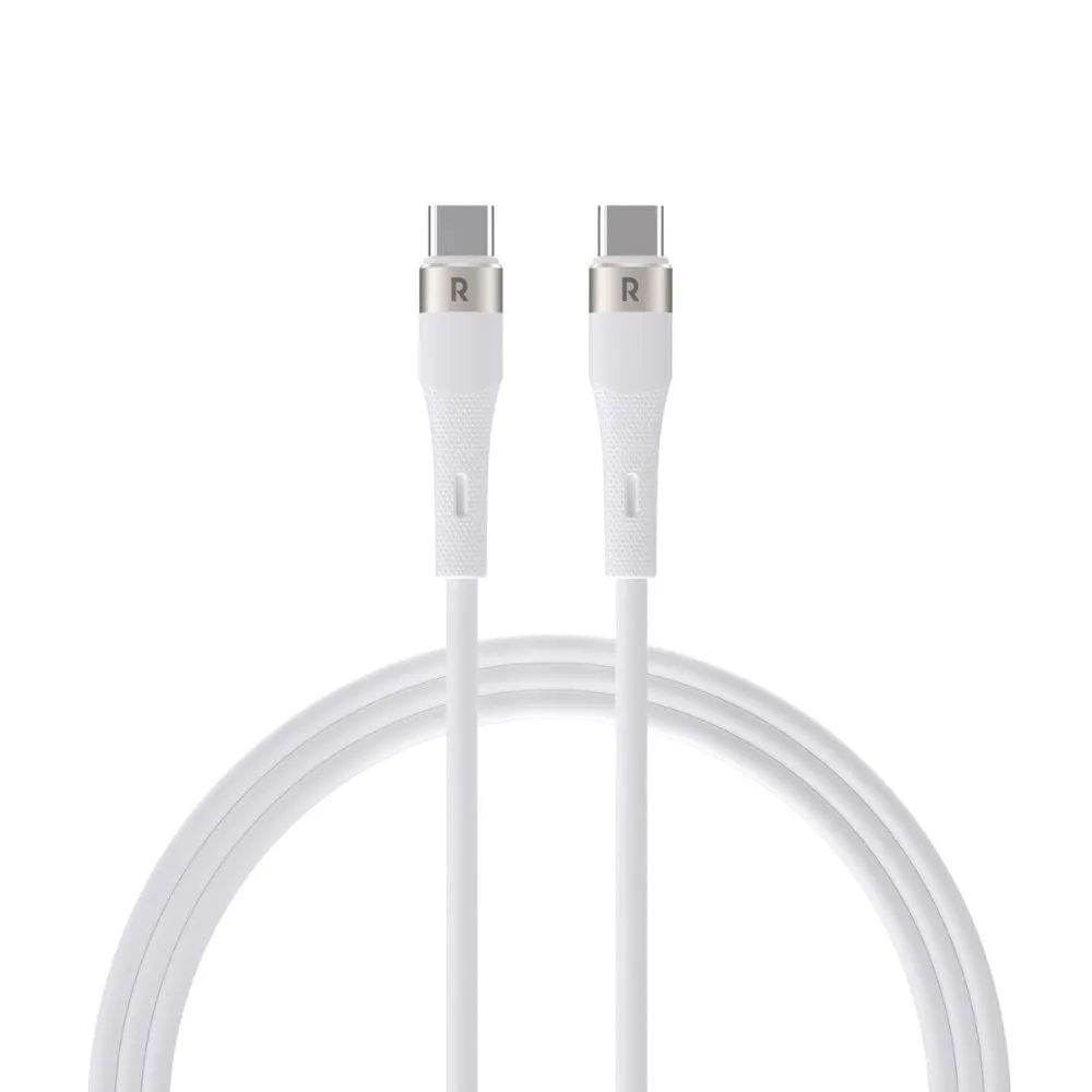 RAVPower 60W Type-C to Type-C Liquid Silicone   Aluminum Charging Cable 1M (3.3ft) - CB1038
