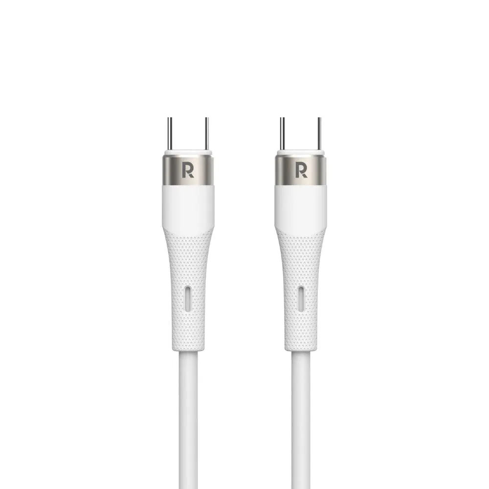 RAVPower 60W Type-C to Type-C Liquid Silicone   Aluminum Charging Cable 1M (3.3ft) - CB1038