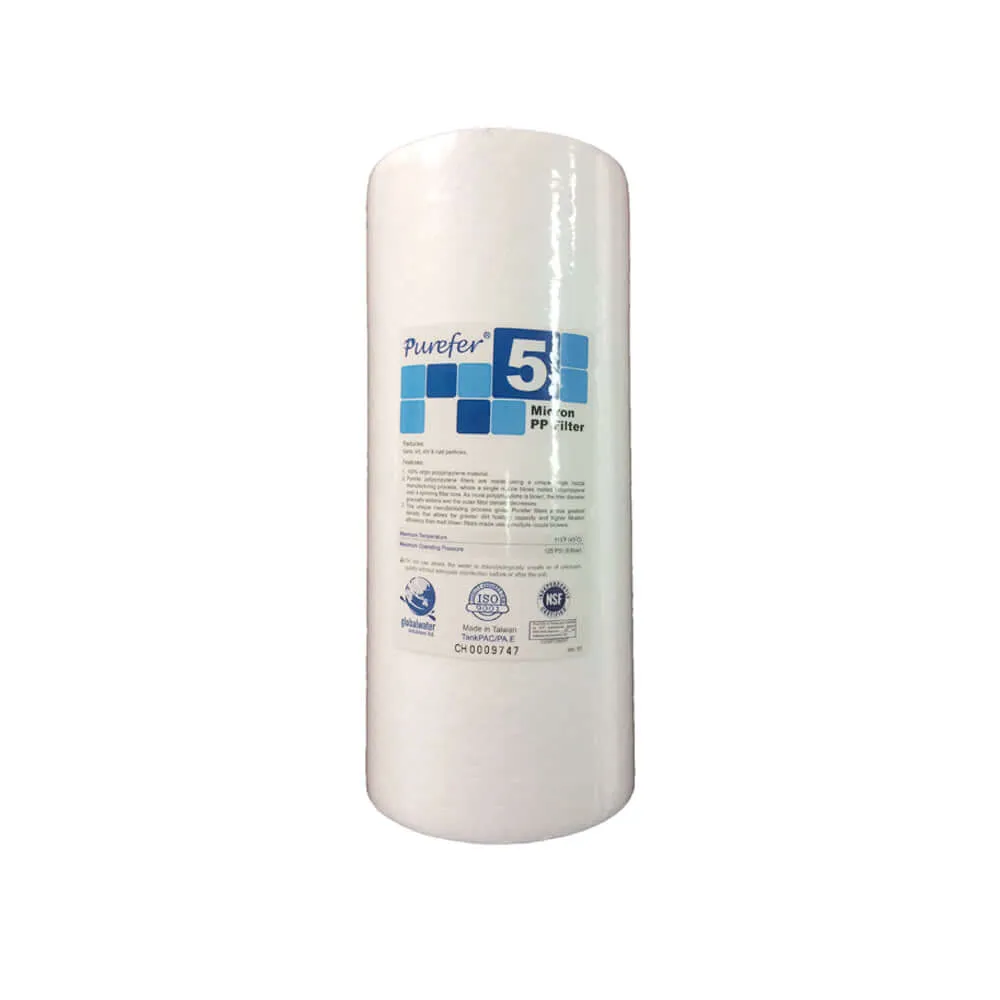Replacement Cartridge Pack for HPF 10" x 4.5" Twin Big Blue Whole House Water Filter System