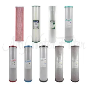 Replacement Cartridge Pack for HPF 20" x 4.5" Single Stage Big Blue Whole House Water Filter System