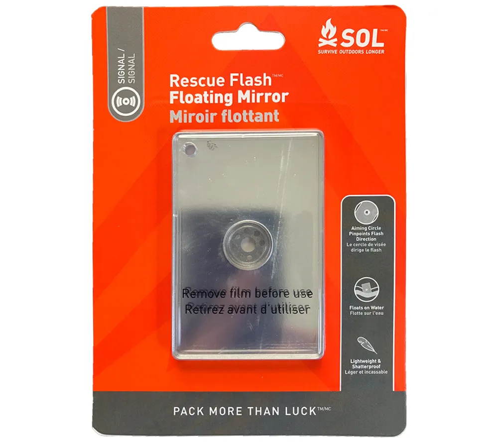 Rescue Flash Floating Signal Mirror - SOL