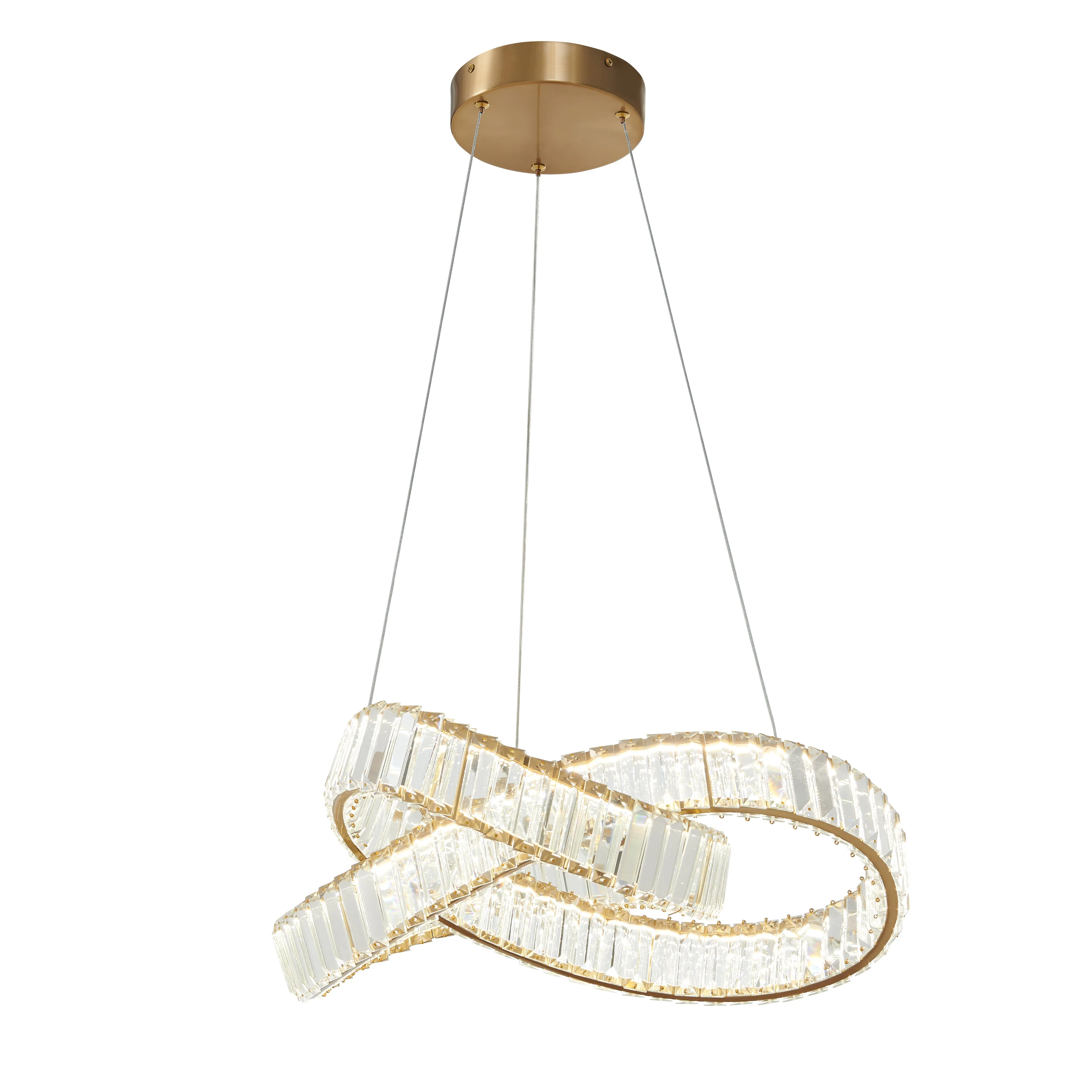 Richmond Brushed Gold Chandelier