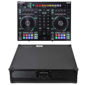 Roland DJ-505 DJ Controller & FRGSDJ505BL Hard Case Bundle
