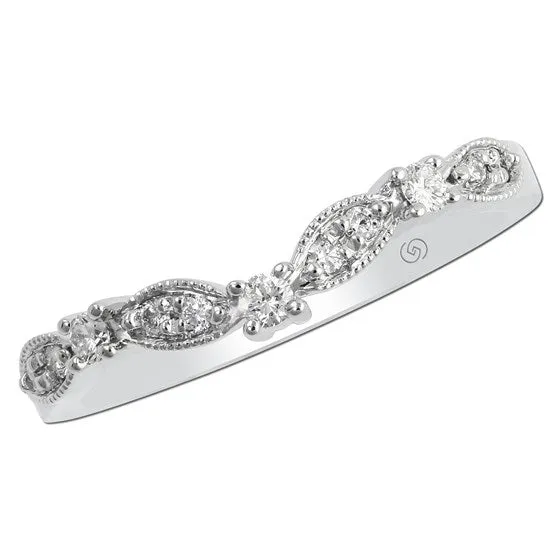 Roset 14K White Gold Vintage Diamond Ring