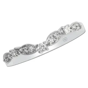 Roset 14K White Gold Vintage Diamond Ring