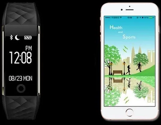 S2 Smart Bracelet Fitness Tracker - Assorted Colors
