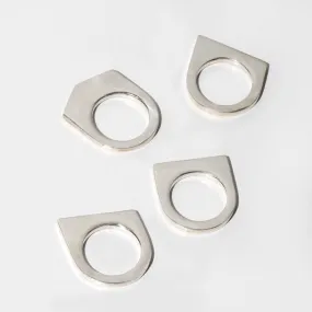SALE - Range Ring Set of 4 - Sterling Silver