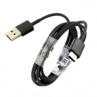 Samsung Galaxy A02s Support 15W Adaptive Fast Charge Type-C Cable Black