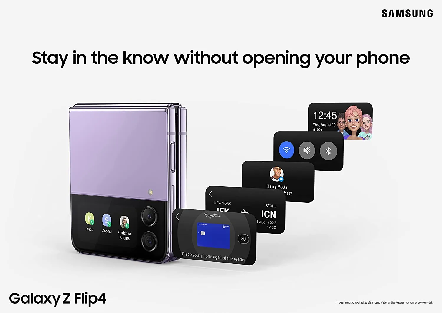 Samsung Galaxy Z Flip 4, Factory Unlocked Android Smartphone