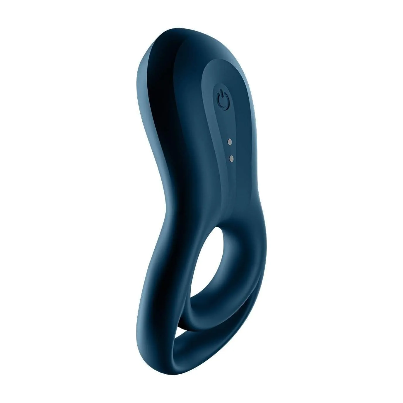 Satisfyer - Epic Duo Bluetooth App-Controlled Silicone Vibrating Cock Ring (Navy)