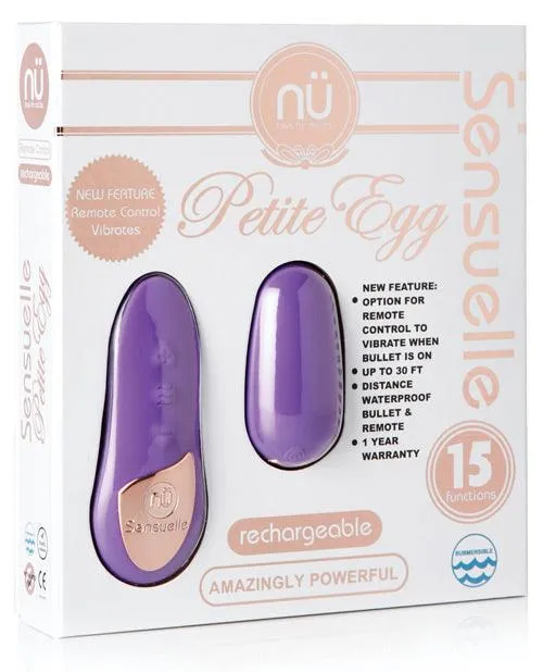 Sensuelle Remote Control Petite Egg -  15 Function