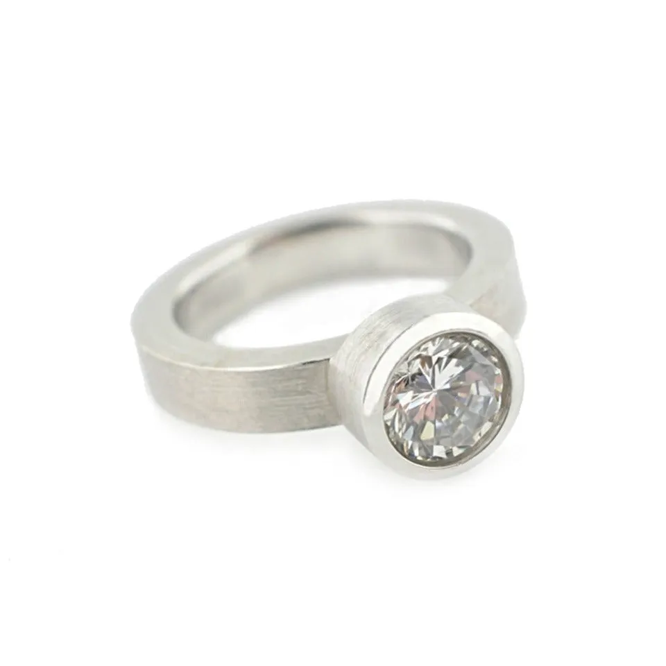 Series 15 | Celebration Ring Set, Plat., 18k   Diamond, Mounting