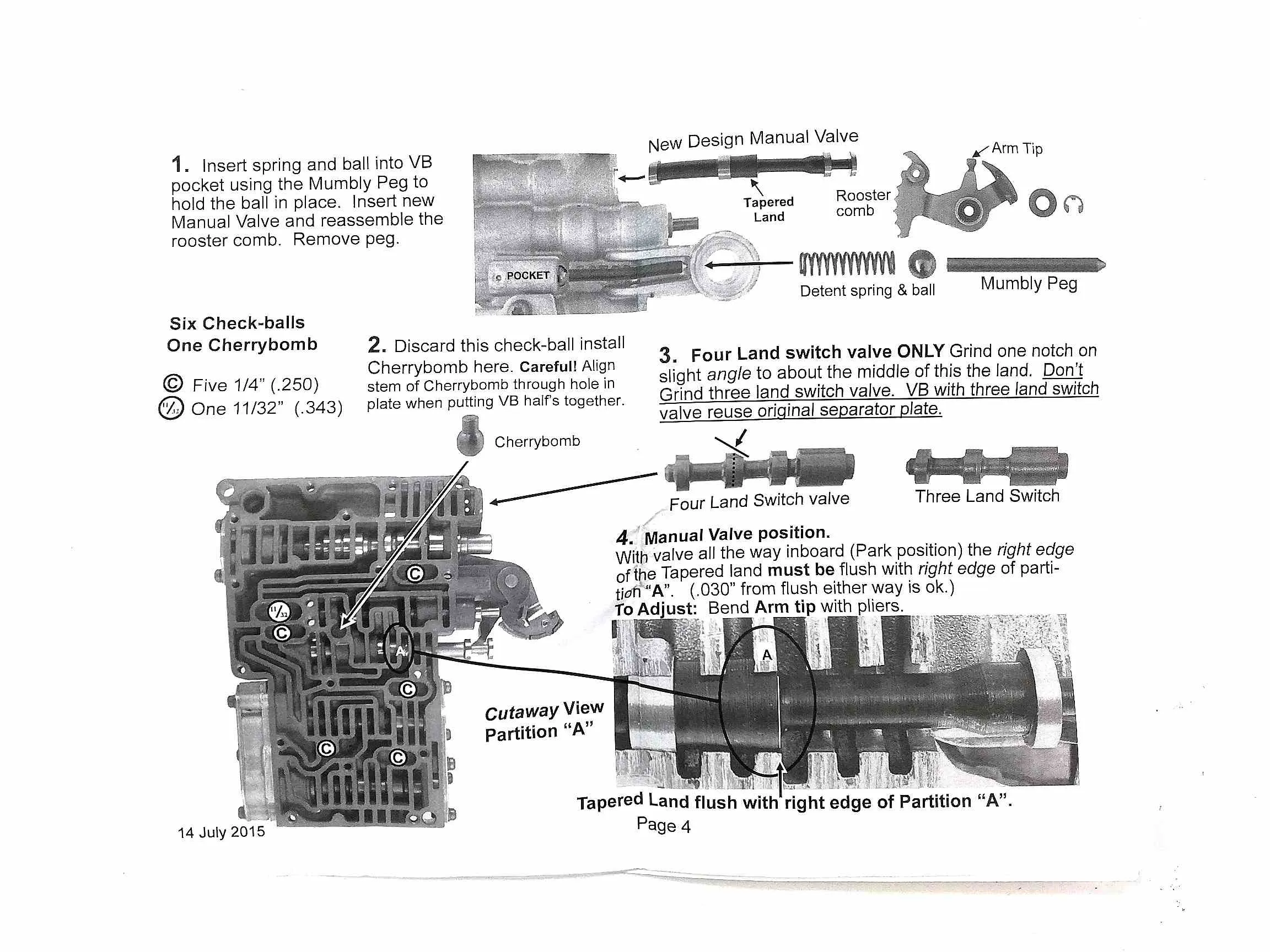 Shift Kit Transgo Gas and Diesel A500 A518 A618