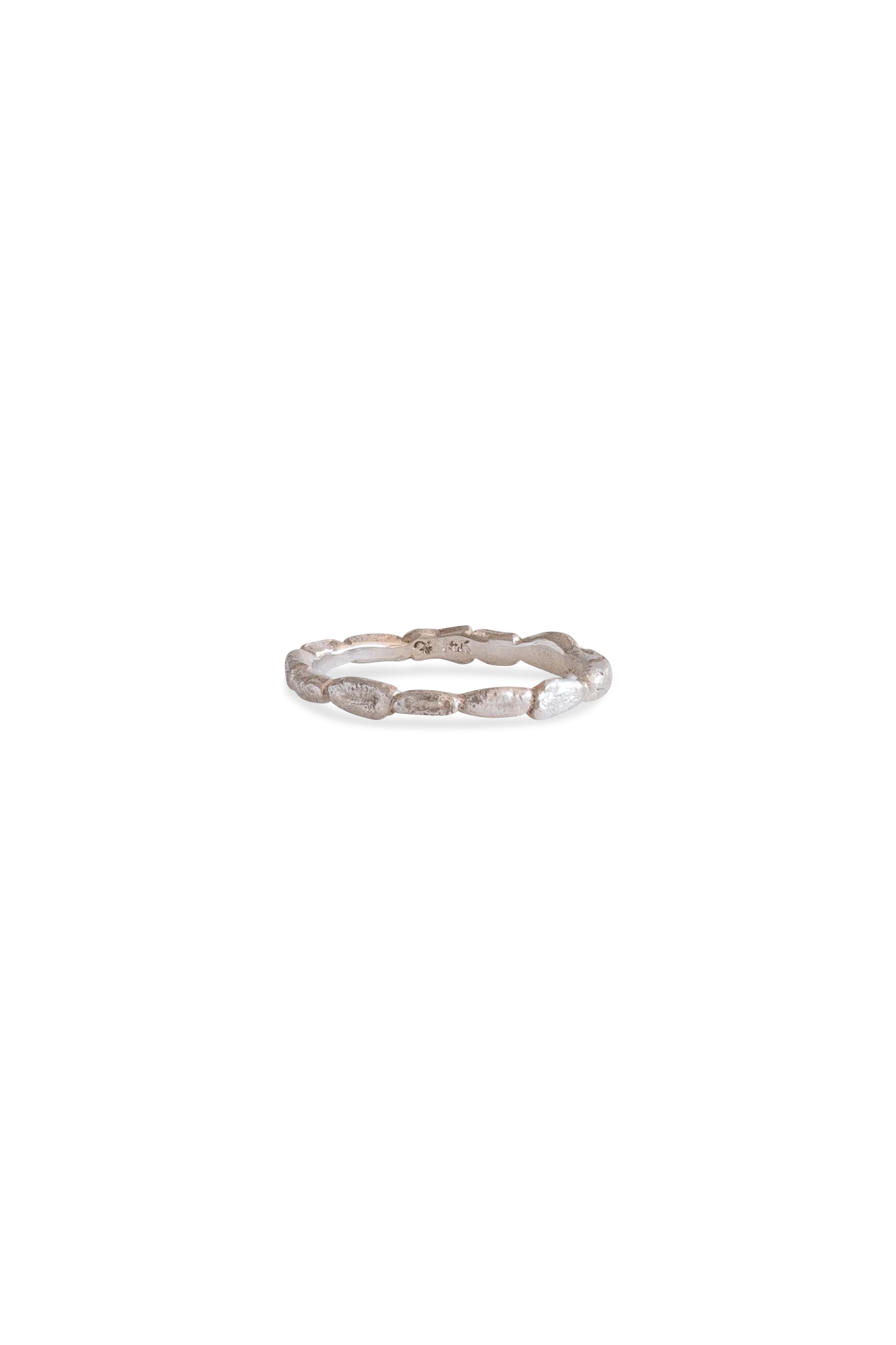 Signature Bands ~ Coral Small Gold Ring