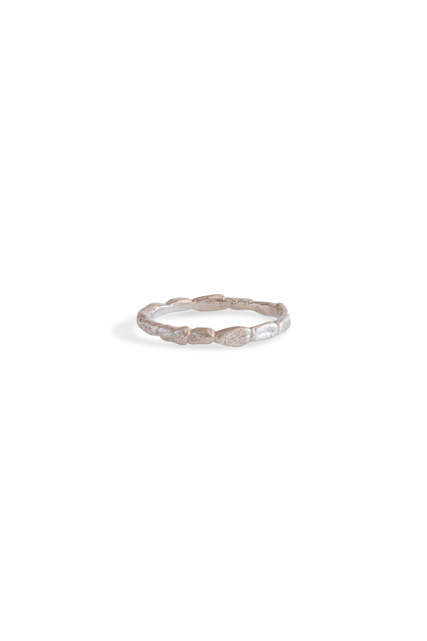 Signature Bands ~ Coral Small Gold Ring