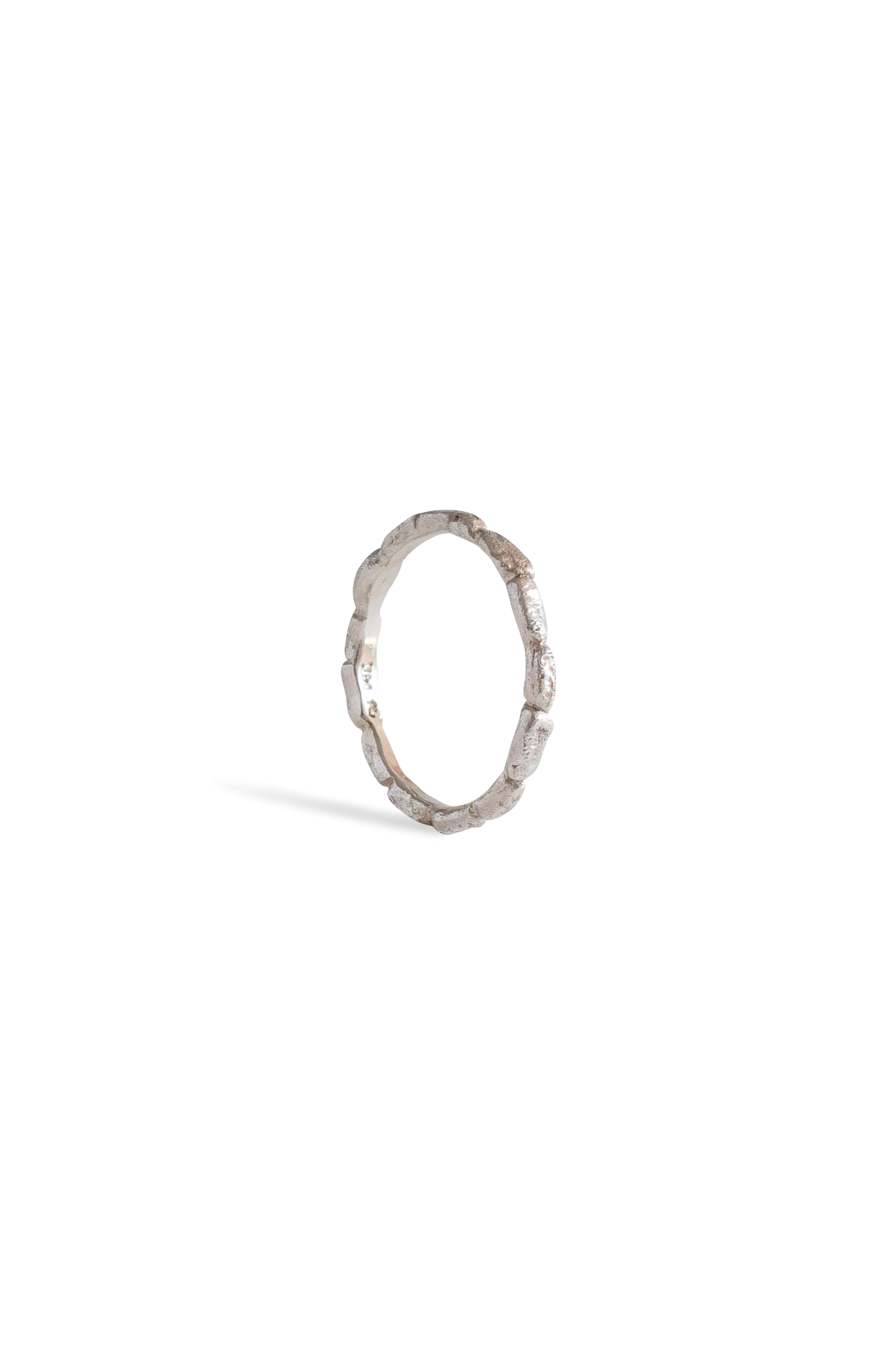Signature Bands ~ Coral Small Gold Ring