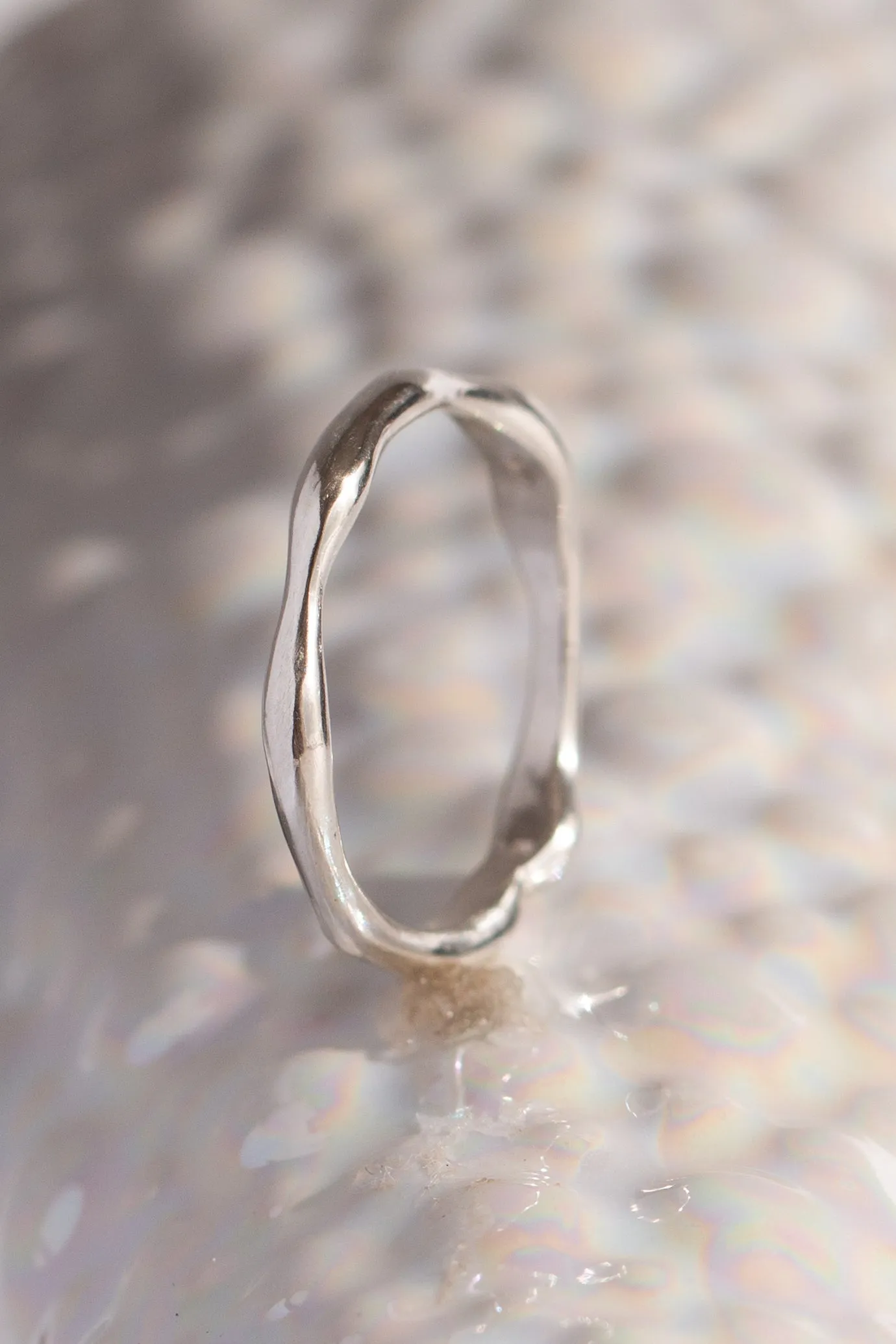 Signature Bands ~ Melt Medium Gold Ring
