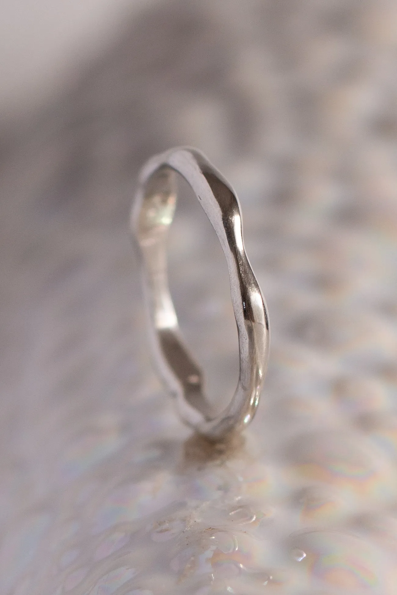 Signature Bands ~ Melt Medium Gold Ring