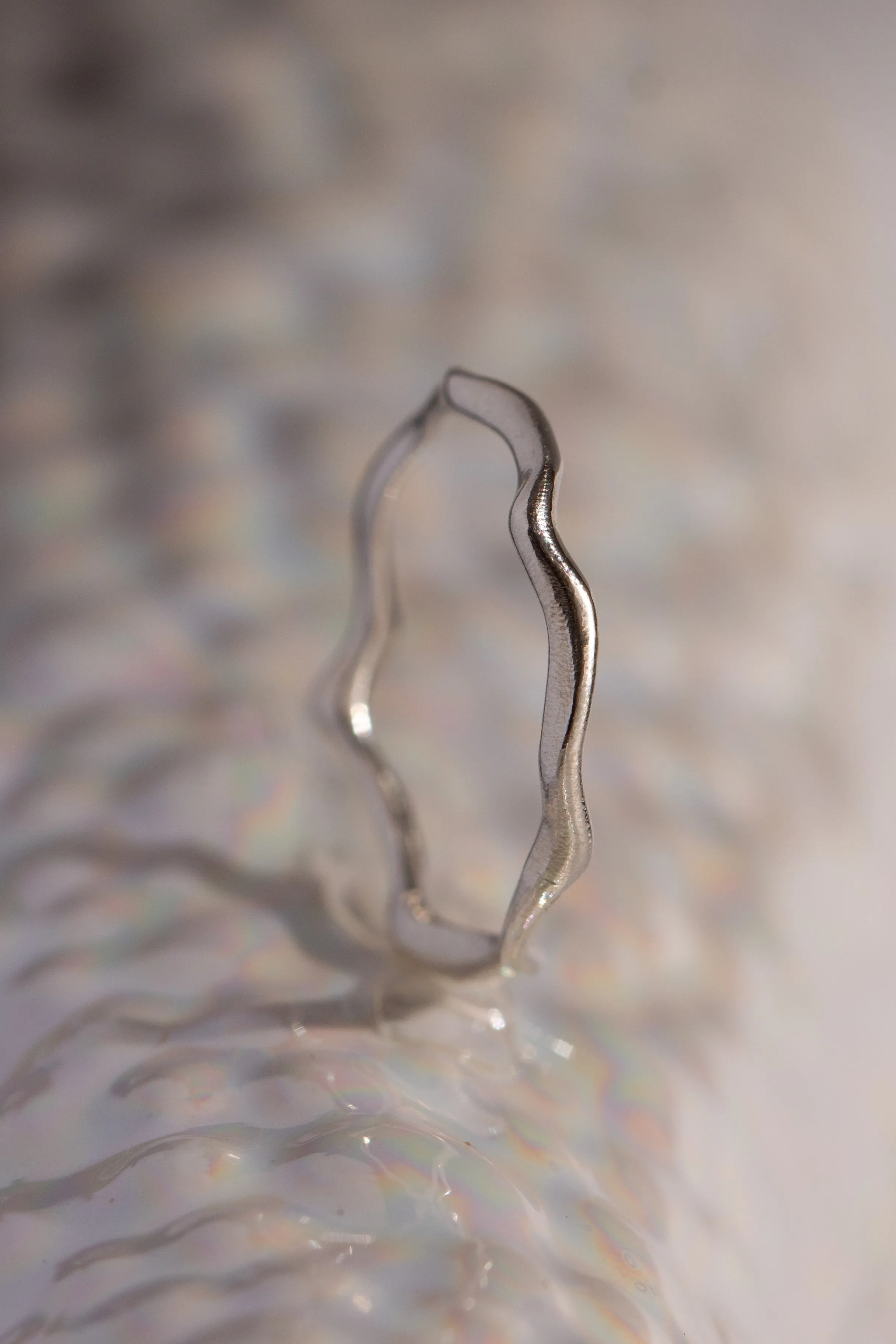 Signature Bands ~ Melt Small Gold Ring