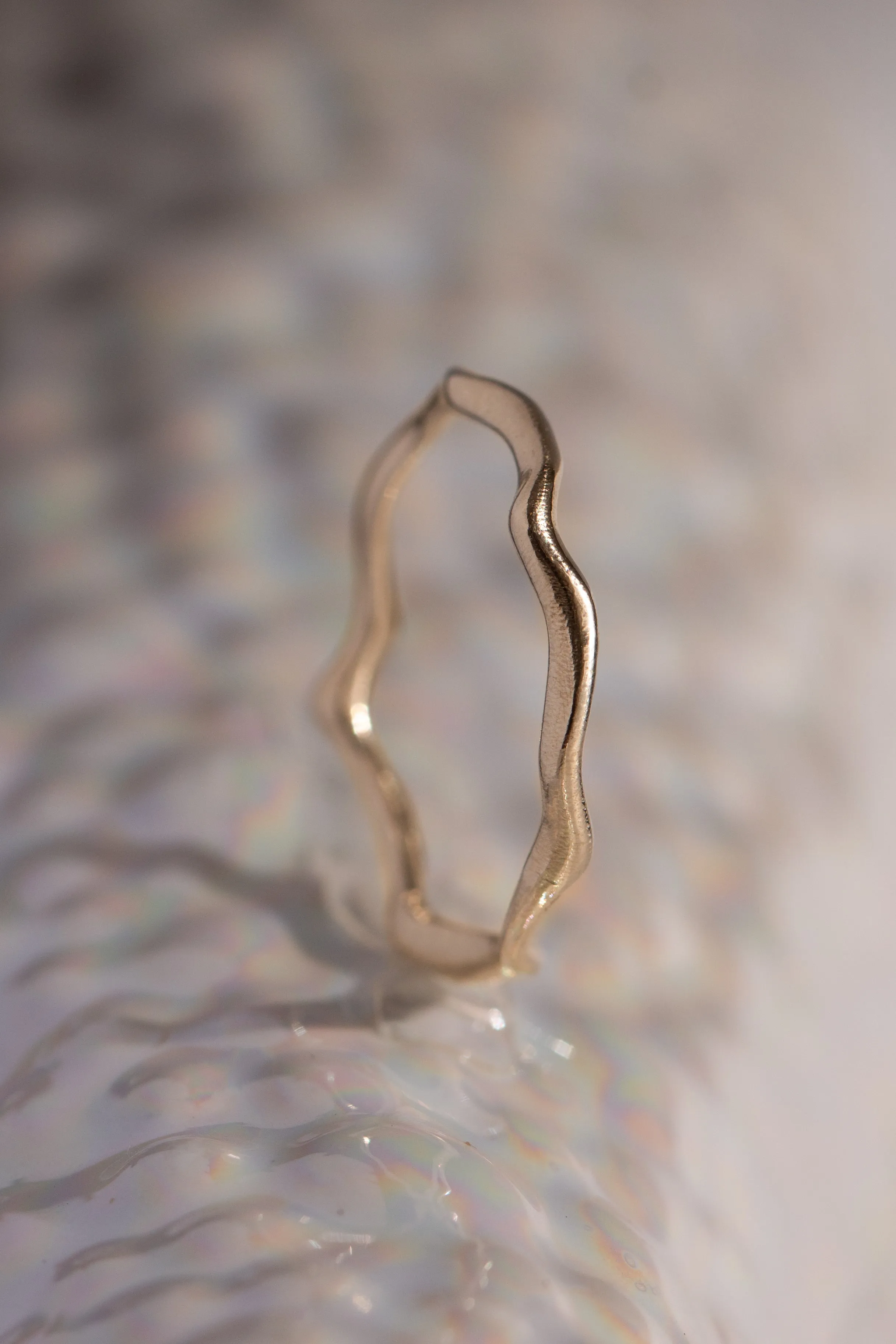 Signature Bands ~ Melt Small Gold Ring