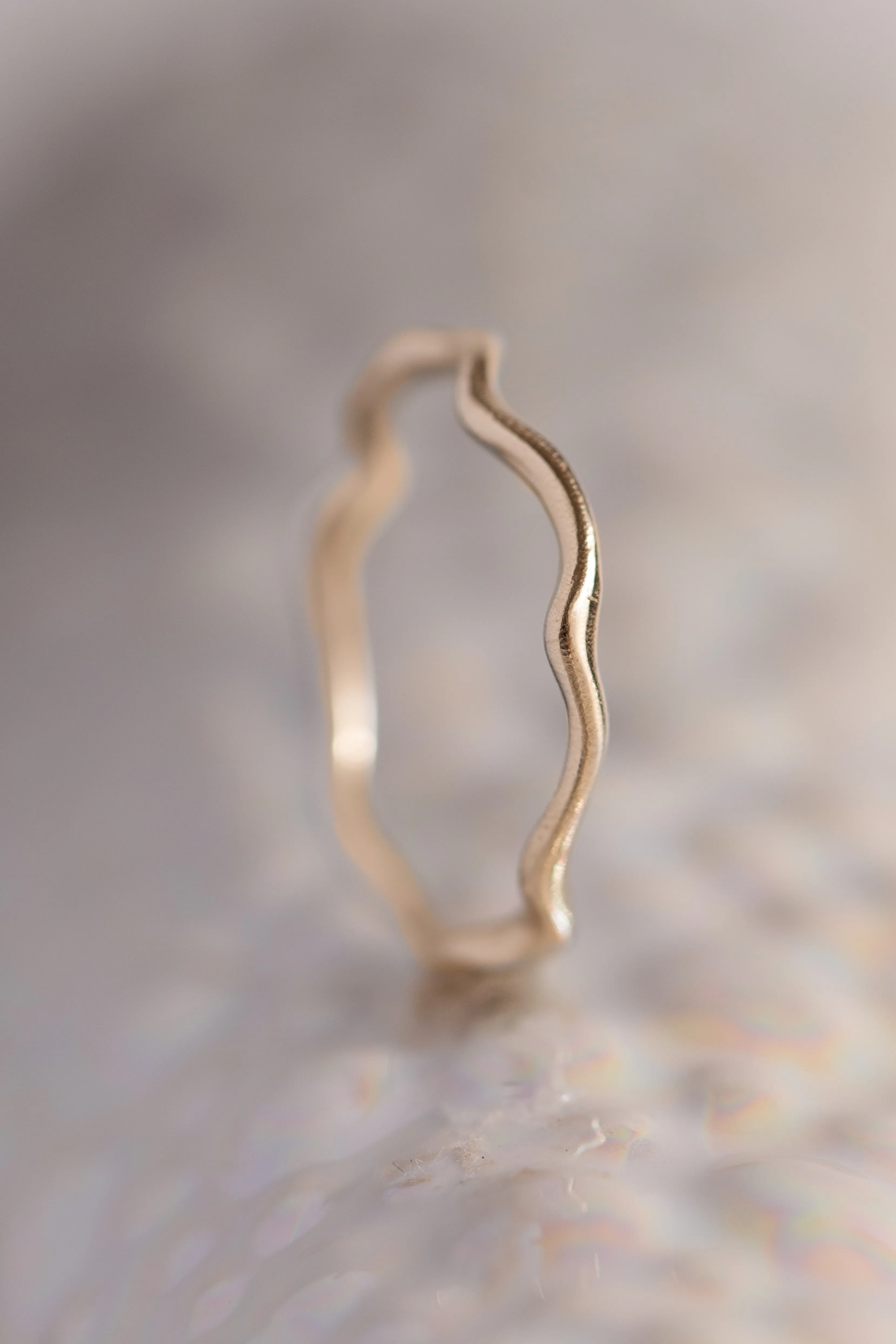Signature Bands ~ Melt Small Gold Ring
