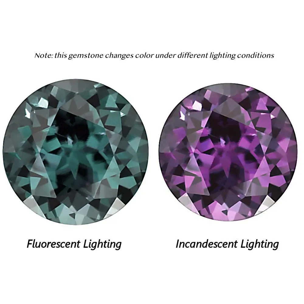 Skye Alexandrite Ring Set- Sterling Silver