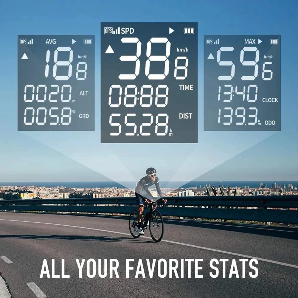 Smart GPS Cycling Computer Wireless Bike Computer