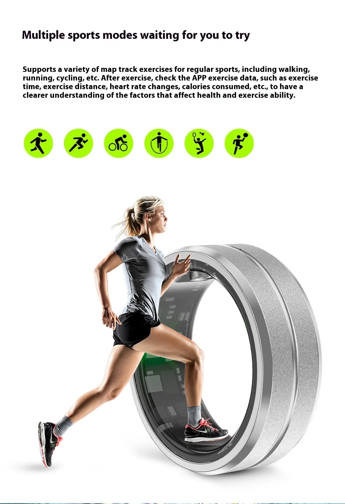 Smart Ring for Men & Women – Heart Rate, Blood Oxygen & Fitness Tracker