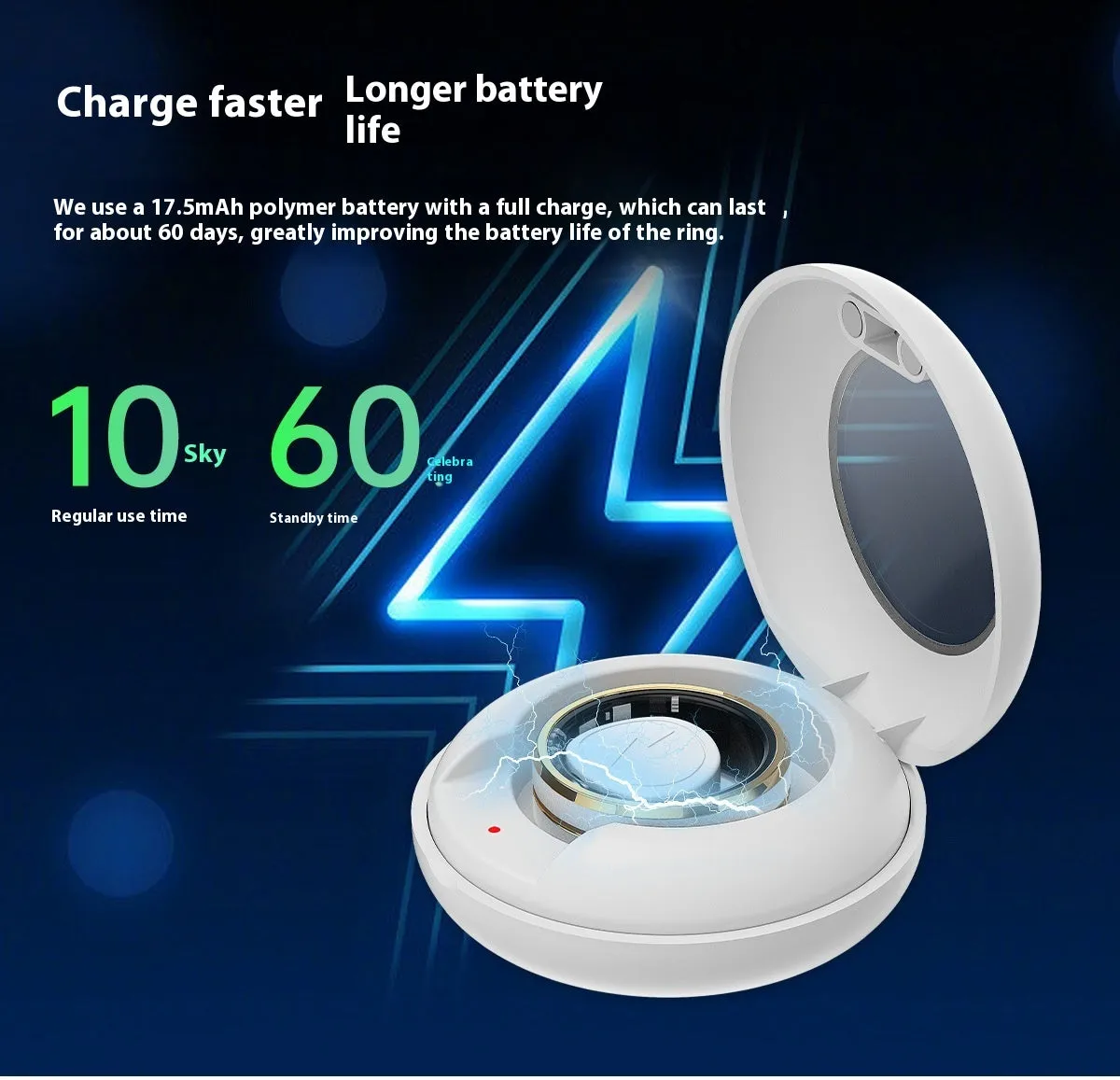 Smart Ring for Men & Women – Heart Rate, Blood Oxygen & Fitness Tracker