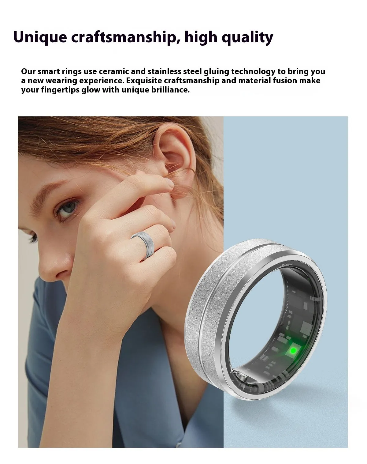 Smart Ring for Men & Women – Heart Rate, Blood Oxygen & Fitness Tracker