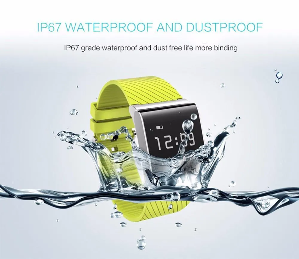 Smart Wristband Plus Blood Pressure Blood Oxygen Monitor Fitness Bracelet Heart Rate Monitor Bluetooth Smart Bracelet