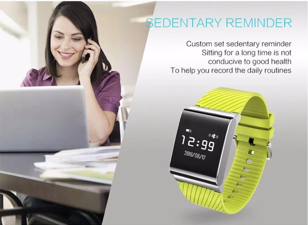 Smart Wristband Plus Blood Pressure Blood Oxygen Monitor Fitness Bracelet Heart Rate Monitor Bluetooth Smart Bracelet