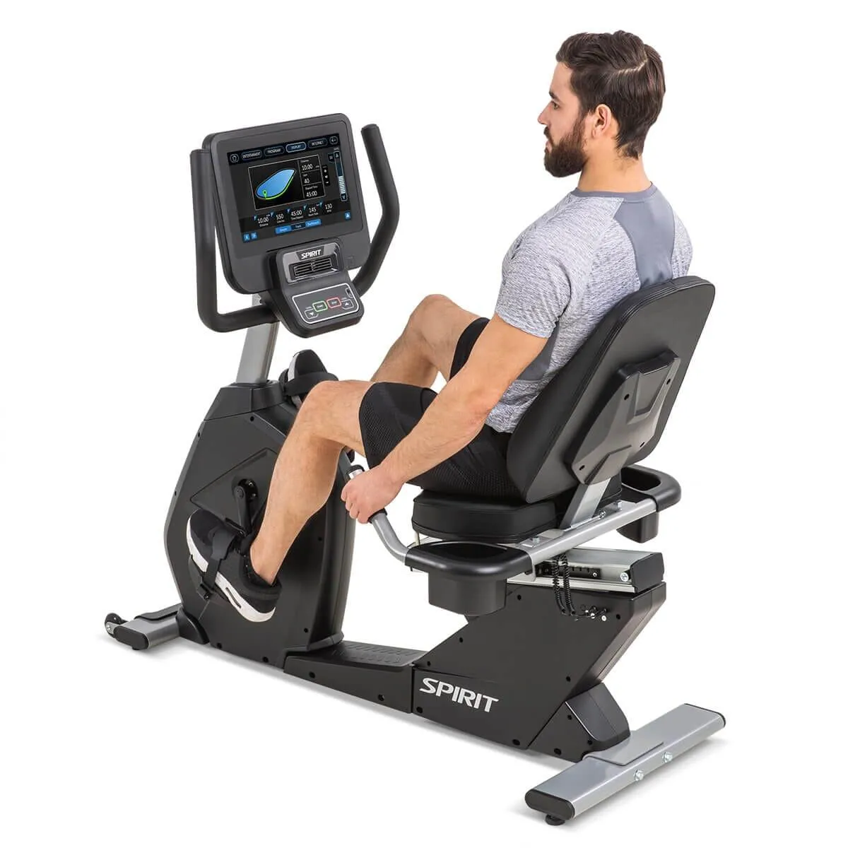 Spirit Fitness CR800ENT Recumbent Bike
