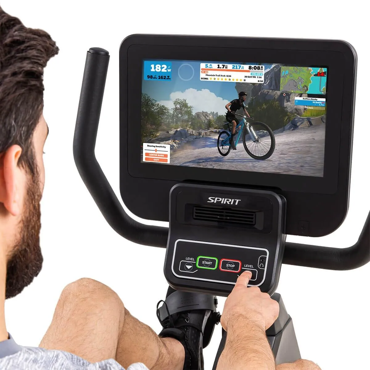 Spirit Fitness CR800ENT Recumbent Bike