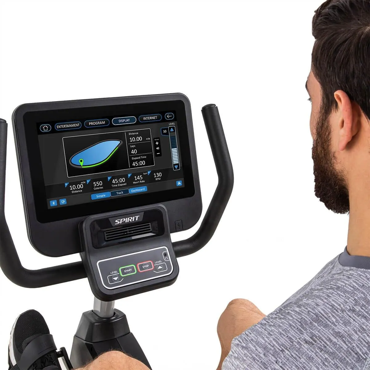 Spirit Fitness CR800ENT Recumbent Bike