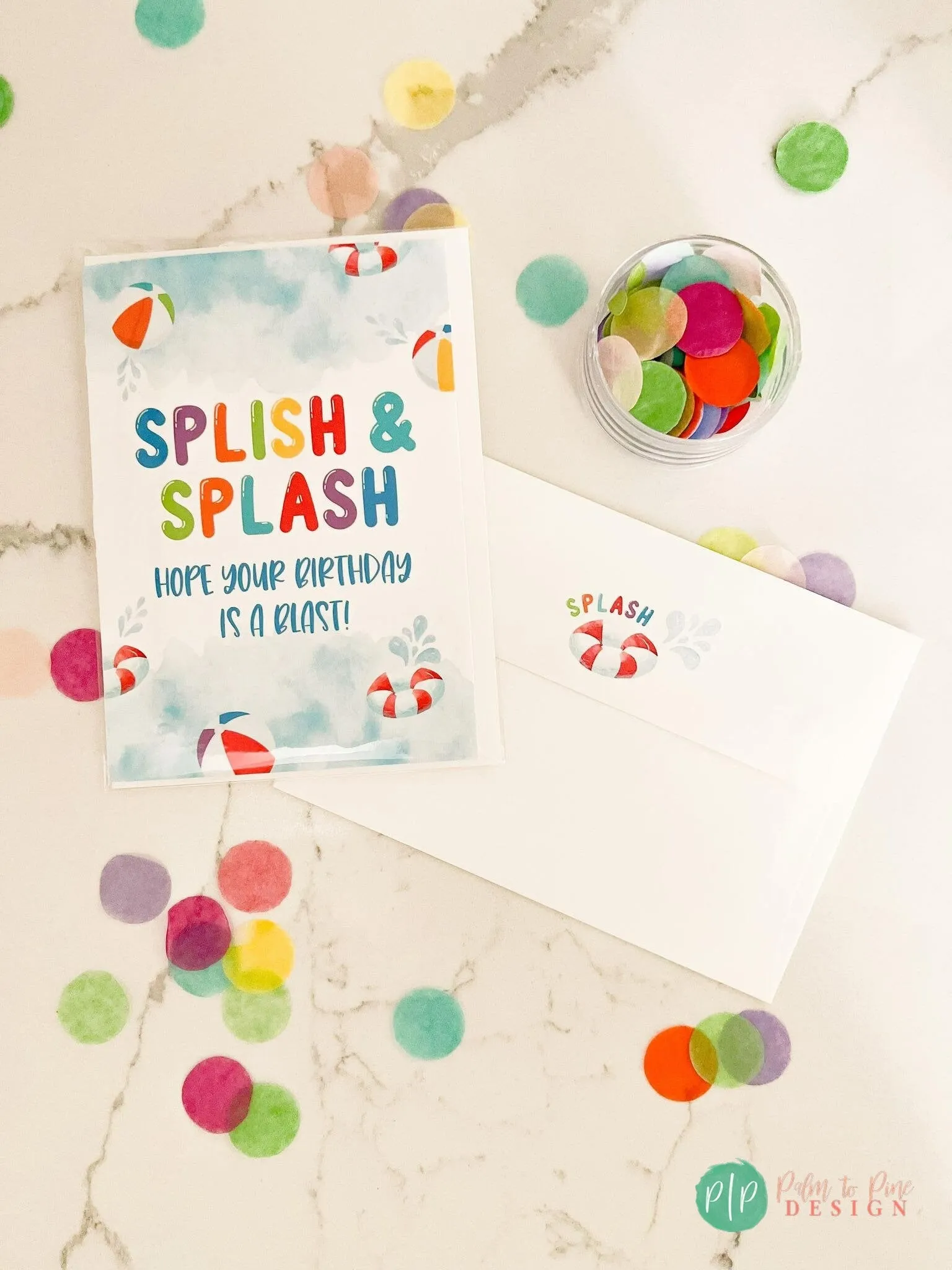 Splish Splash birthday Card