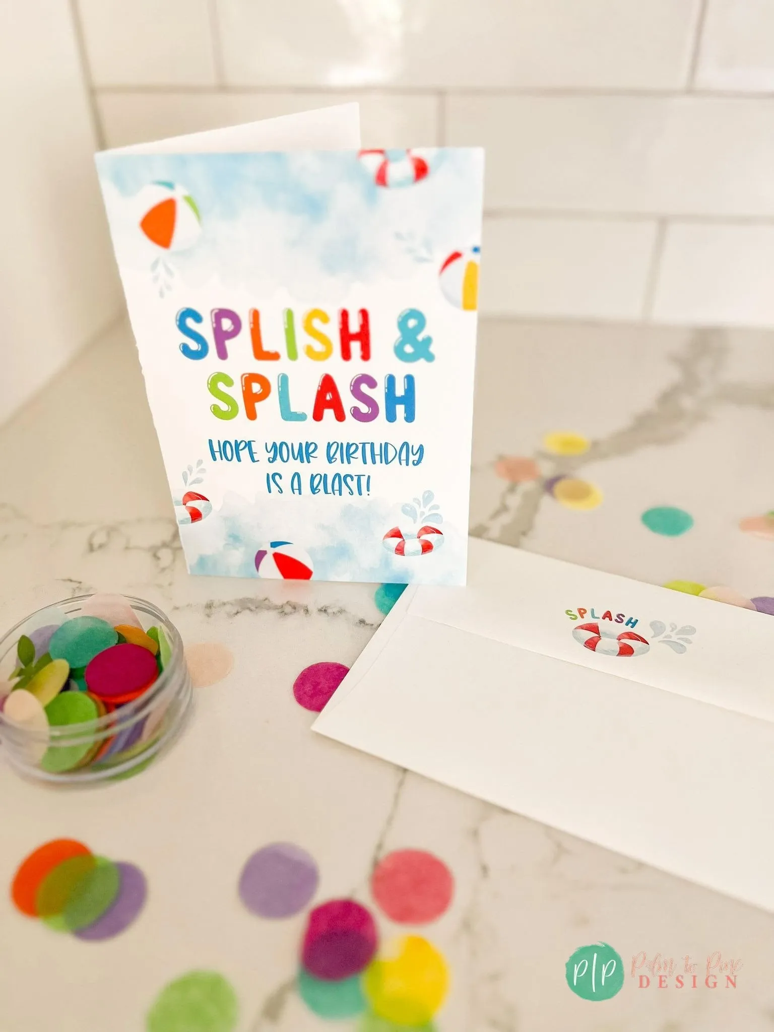 Splish Splash birthday Card