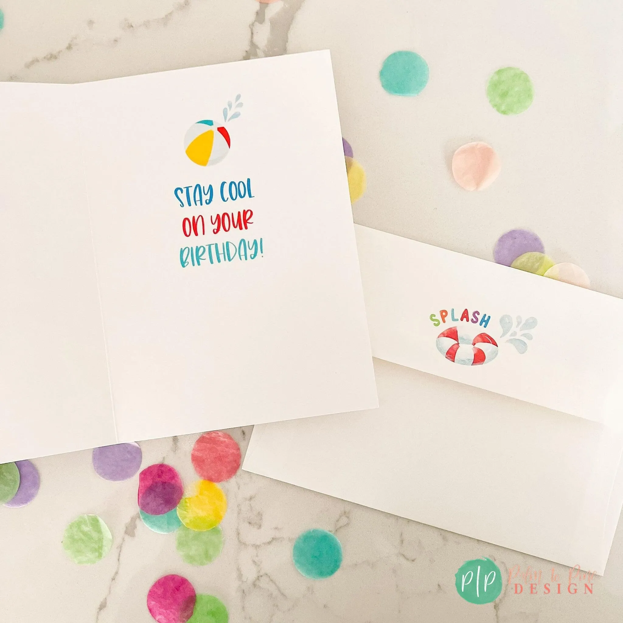 Splish Splash birthday Card