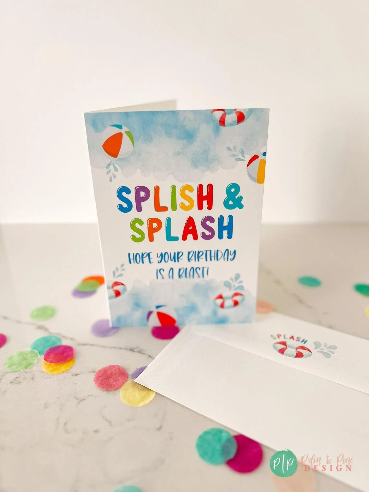 Splish Splash birthday Card