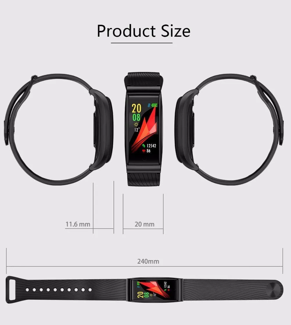 Sports Swim Smart Watch Blood Pressure Heart Rate Monitor GPS for IOS Android Windows