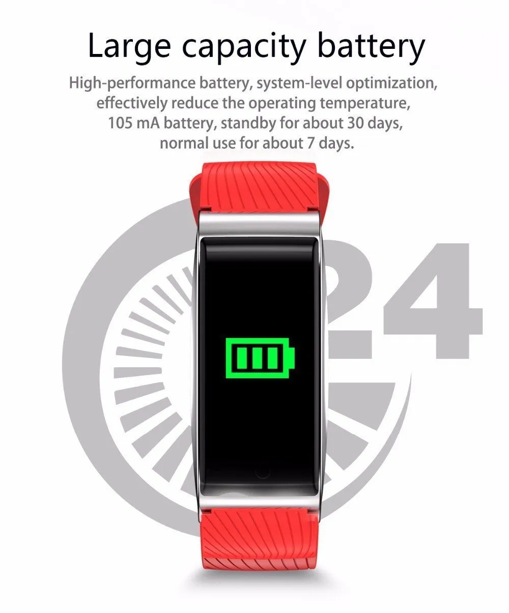 Sports Swim Smart Watch Blood Pressure Heart Rate Monitor GPS for IOS Android Windows
