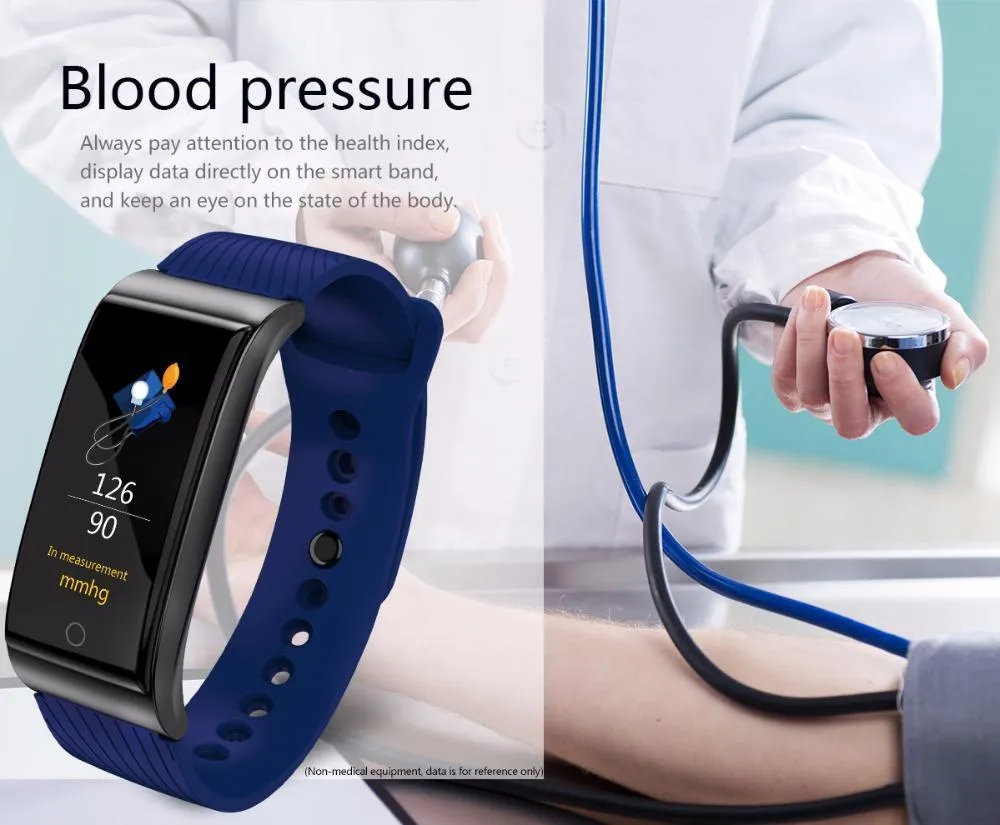 Sports Swim Smart Watch Blood Pressure Heart Rate Monitor GPS for IOS Android Windows