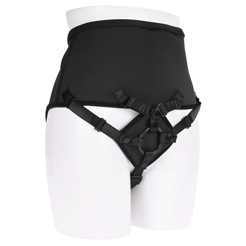 SPORTSHEETS High Waisted Corset Strap On-(ss31006)