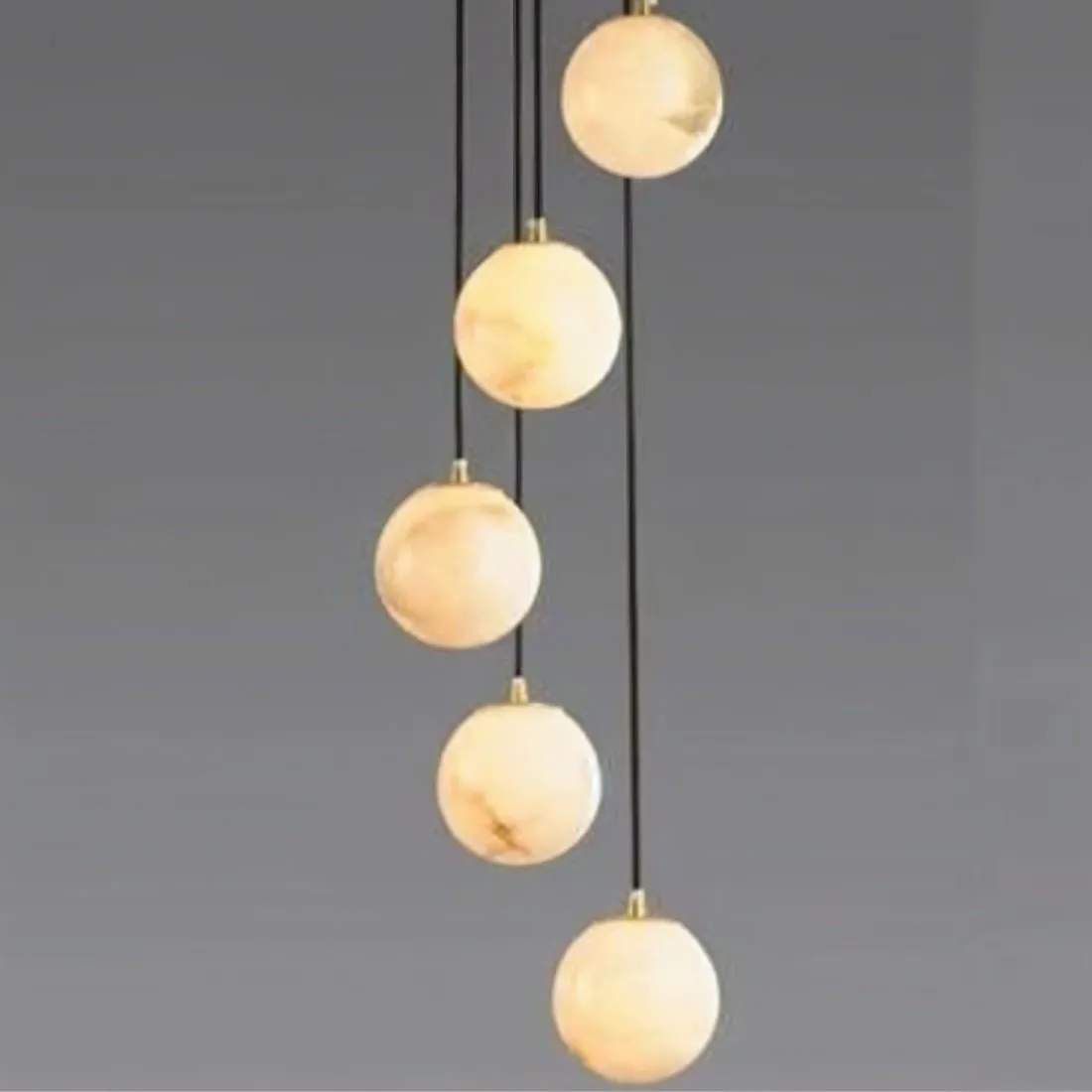Tama Alabaster Chandelier Light